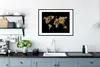 MuchoWow® Gerahmtes Poster Weltkarte - Schlange - Design Produktbild-Vorschau 4