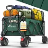 TRESKO® Bollerwagen faltbar 215L mit Bremse | Handwagen Produktbild-Vorschau 1