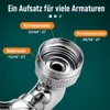 1080° Drehbarer Wasserhahn Aufsatz mit Spritzfilter – Produktbild-Vorschau 8
