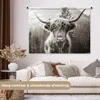 MuchoWow® Wandteppich Wandbehang Scottish Hochlandrind - Produktbild-Vorschau 2