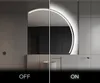 Unregelmäßiger asymmetrischer angeschnitten Spiegel mit LED Produktbild-Vorschau 4