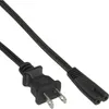 InLine Netzkabel, Netzstecker USA auf Euro 8 C7 Stecker, Produktbild-Vorschau 3