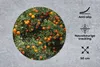 MuchoWow® Mauspad Mousepad Orange - Baum - Frucht 50x50 cm Produktbild-Vorschau 2