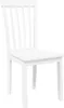 vidaXL Chaises de salle à manger 2 pcs. Blanc Bois massif Voir les images du produit 4