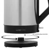 Clatronic Wasserkocher Edelstahl | 1,5 Liter | Produktbild-Vorschau 3