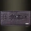 Elegancki Portfel Damski Crocodile w Czerwonym Kolorze Podgląd zdjęcia produktu 10