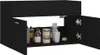 vidaXL Mobiletto nero 80x38,5x46 cm Materiale a base di Anteprima dell’immagine prodotto 4