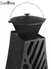 Gartenkamin LIMA Ofen 50x33x108cm Blatt Kamin Ofen Produktbild-Vorschau 9