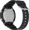 Close-up view of the back of a black Casio G-Shock watch, showing the case back and part of the strap. Náhled obrázku produktu