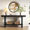 Console tafel van massief hout, 160 cm breed, 2-laags, Productafbeelding-voorbeeld 10