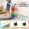 COSTWAY Rollwagen mit 10 Schubladen, Rollcontainer mit Produktbild-Vorschau 5