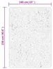 vidaXL Teppich IZA Kurzflor Skandinavischer Look Creme Produktbild-Vorschau 8