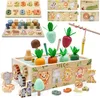 Montessori Spielzeug ab 1 Jahr,9 in 1 Holzspielzeug Produktbild-Vorschau 1