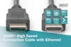 DIGITUS HDMI High Speed mit Ethernet Anschlusskabel, 3m, sw Voir les images du produit 4