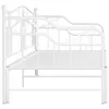 Rám vysouvací postele/pohovky bílý kovový 90 x 200 cm Náhled obrázku produktu 8
