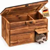 Igelhaus XXL 45x32x27 cm, Igelhaus Winterfest mit Boden, Produktbild-Vorschau 2