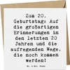 Mr. & Mrs. Panda Grußkarte Spruch 20. Geburtstag - Weiß - Produktbild-Vorschau 1