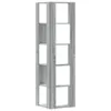 vidaXL Regál 5 políc Grey Sonoma 50x50x179 cm Materiál na Náhľad obrázku produktu 6
