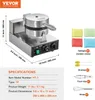 Komerční vaflovač Vaflovač 1230W 4 vafle ve tvaru vějíře Náhled obrázku produktu 7