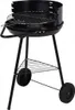 A black charcoal grill on a white background. Produktbild-Vorschau