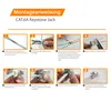 ORSEM Netzwerkdose Keystone Dose Jack Modul Cat6a / CAT7 / Produktbild-Vorschau 14