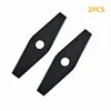 Two black trimmer blades on a white background. Produktbild-Vorschau