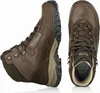 Two brown hiking boots are shown against a white background. Produktbild-Vorschau