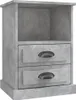 vidaXL Nachttisch Betongrau 43x36x60 cm Produktbild-Vorschau 2