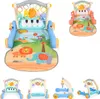 Moni Lauflernwagen 2 in 1 Piano HE0637 Krabbeldecke, Produktbild-Vorschau 1