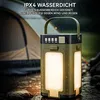 Solar Campinglampe LED klappbar, 2000mAh Akku, USB-C & Produktbild-Vorschau 2