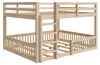Letto a castello Flieks 160x200 cm con scala, letto a terra Anteprima dell’immagine prodotto 8