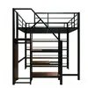 Flieks stapelbed 140x200 cm met boekenplanken, hoogslaper Productafbeelding-voorbeeld 4