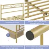 Yaheetech Metallbett Bettgestell Bettrahmen, Wolkenmuster Produktbild-Vorschau 6