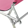 vidaXL Chaise longue pliante avec toit solaire Rose Voir les images du produit 9