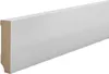 Sockelleiste weiß 10 x 80 mm MDF foliert RAL 9016 Fußleiste Produktbild-Vorschau 2