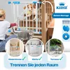 KIDIZ® Absperrgitter zum Klemmen mit Katzenklappe, Produktbild-Vorschau 5