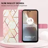 Moto G32 Pouzdro,PolyuretanKožené Pouzdro s Mramorovým Náhled obrázku produktu 4