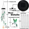 Kolibřík Solární větrné zvonkohry Měnící se barva Solární Náhled obrázku produktu 2