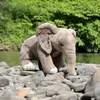 Elefante africano di peluche, 28 cm, ecologico Anteprima dell’immagine prodotto 5
