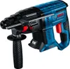 A blue and black rotary hammer drill is shown against a white background. Produktbild-Vorschau