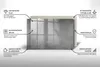 Unterlage für Kerzen Minimalistisch Glas Gummifüße - 60x52 Produktbild-Vorschau 5