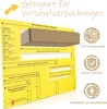 XINZI 20x obalové krabice hnedé 15x10x4cm - skladacie Náhľad obrázku produktu 7