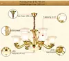 8239-8+4 Lampadario a soffitto Lampada di cristallo zoccolo Anteprima dell’immagine prodotto 10