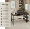 tectake® Computer-Schreibtisch Canton 120 x 60 x 75,5 cm Produktbild-Vorschau 2