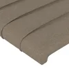 vidaXL LED Kopfteil Taupe 100x5x78/88 cm Stoff -  Kopf- & Produktbild-Vorschau 6