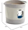 ZELLER Detský úložný box motív zebra, bavlnený 30x30cm Náhľad obrázku produktu 12