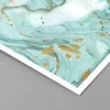 Poster - Poster ohne Rahmen - Abstraktion blau Wasser Produktbild-Vorschau 2