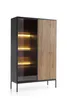Vitrine HALLE WTSZ 104 - Glasvitrine 104 cm, Glastür, Produktbild-Vorschau 1