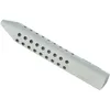 A gray pencil-shaped eraser with a series of circular perforations along its body. Produktbild-Vorschau