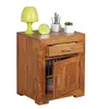 WOHNLING Nachttisch MUMBAI Massivholz Sheesham Design Produktbild-Vorschau 1